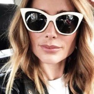 Anine Bing Echo Park Sunglasses - Bone